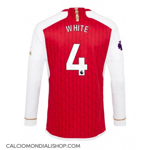 Maglie da calcio Arsenal Benjamin White #4 Prima Maglia 2023-24 Manica Lunga